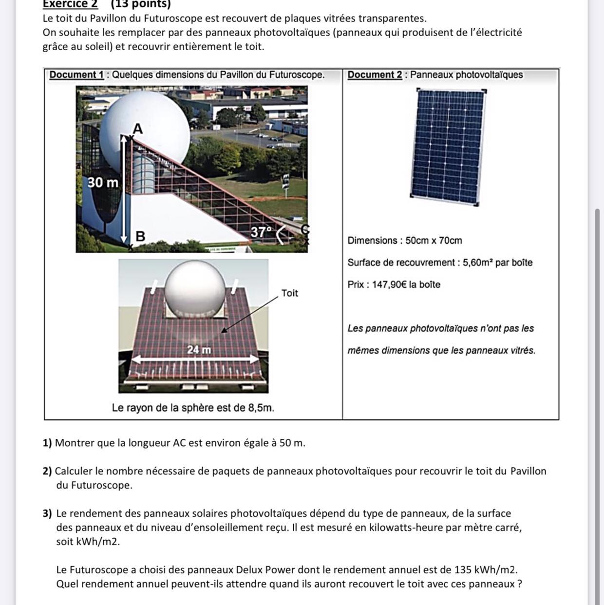 découvrez notre plateforme dédiée aux exercices de mathématiques appliqués aux installations photovoltaïques à metz. améliorez vos compétences en réalisant des calculs et analyses concrètes liés à l'énergie solaire.