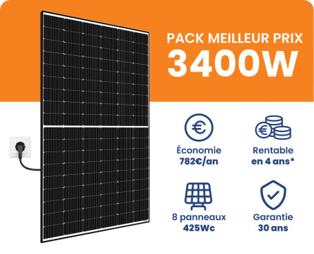 découvrez notre kit solaire 3400w triphasé, une solution parfaite pour transformer l'énergie solaire en électricité. idéal pour les résidences et les petites entreprises, ce système performant et durable vous permet de réduire vos factures d'énergie tout en respectant l'environnement. profitez d'une installation facile et d'un rendement optimal avec notre kit solaire de qualité supérieure.